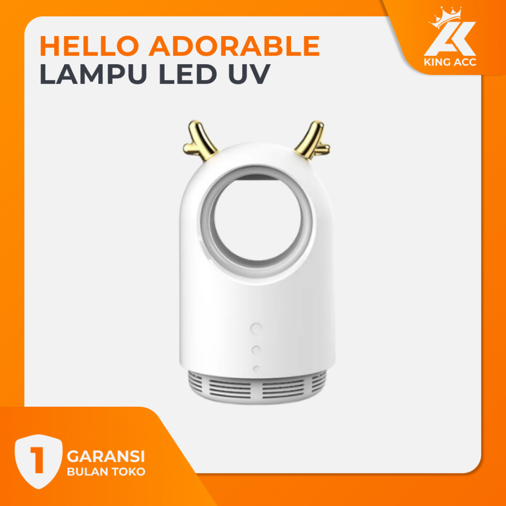 Hello Adorable Lampu LED UV Anti Nyamuk Mosquito Killer 368nm 5W 5V