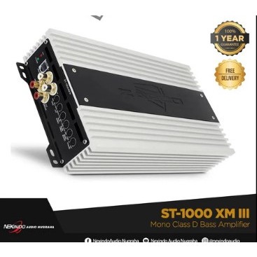 Zapco ST 1000 XM III Mono Class D Bass Amplifier