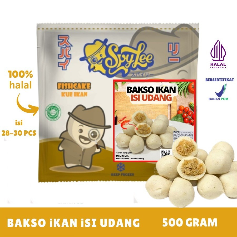 

Spylee Bakso Isi Udang (Isi 28-30) HALAL BPOM DISKON TERMURAH FROZEN FOOD