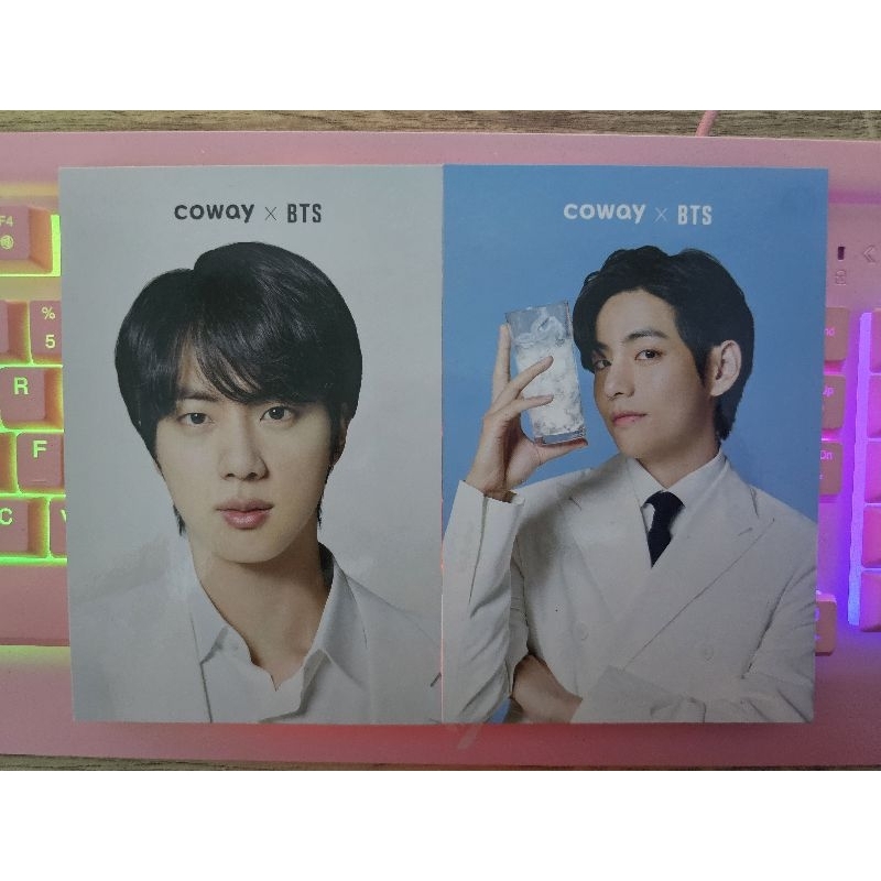 Postcard BTS x Coway Seokjin Taehyung