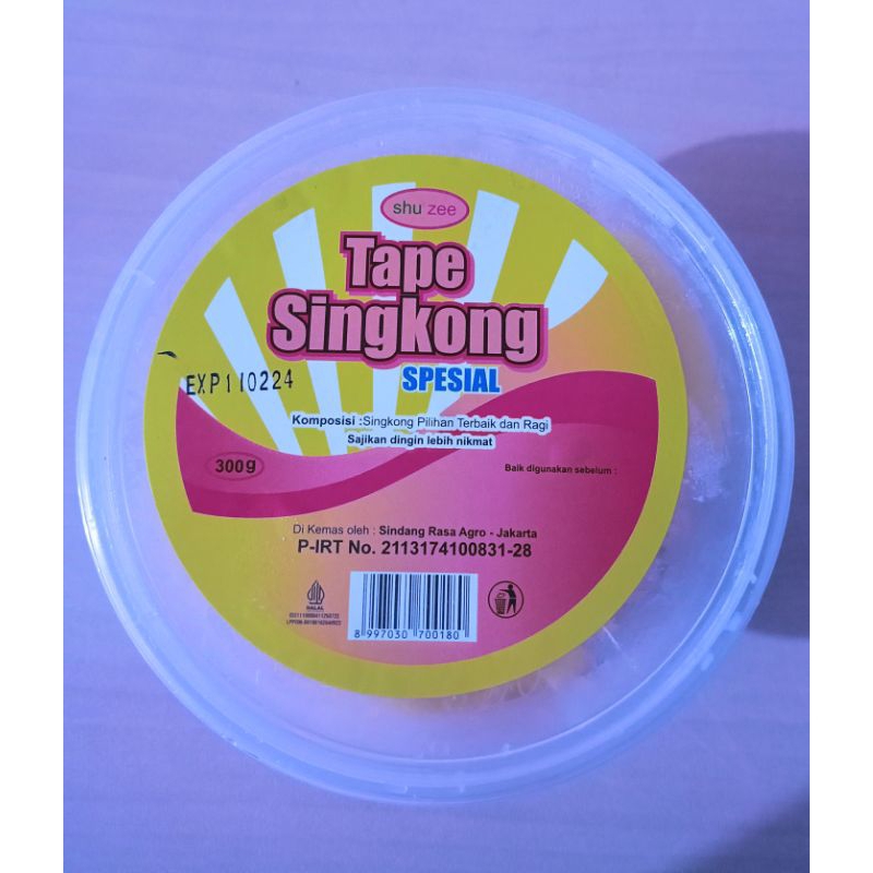 

TAPE SINGKONG MENTEGA HIGENIS BERSIH INI ENAK SUMPAH ENAK BANGET