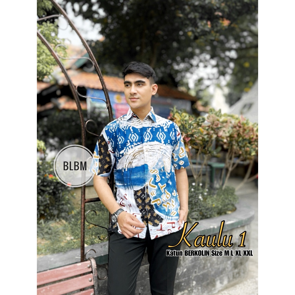 Batik kode Kaulu 1 Kaulu 2 by Batik Lanang by Mamez Batik Lontara khas Makassar Sulawesi Selatan