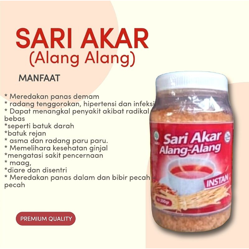 

Serbuk Sari Akar Alang-Alang Kharimah Herbal 200gr - Atasi Panas Dalam & Sehatkan Pencernaan