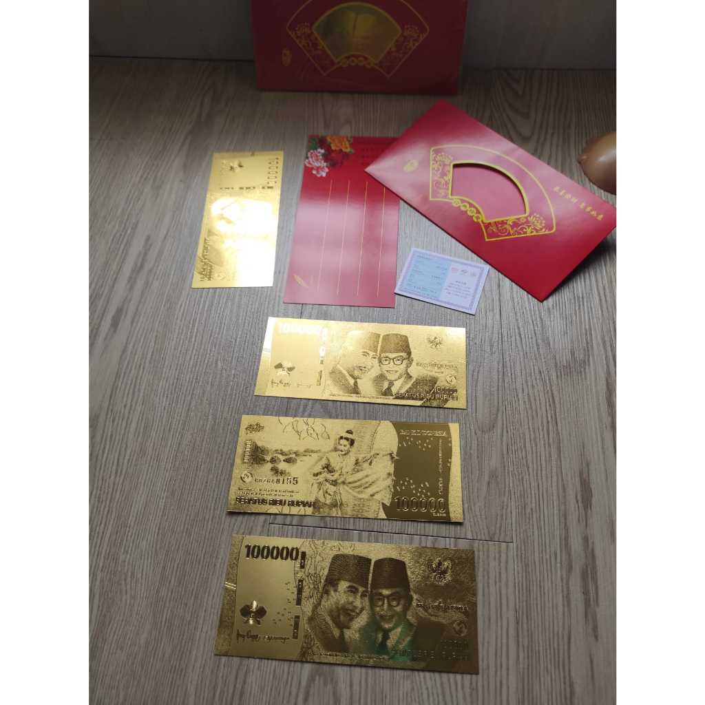 

Angpao Emas Uang 100.000 Amplop Imlek + Sertifikat + Kartu Ucapan