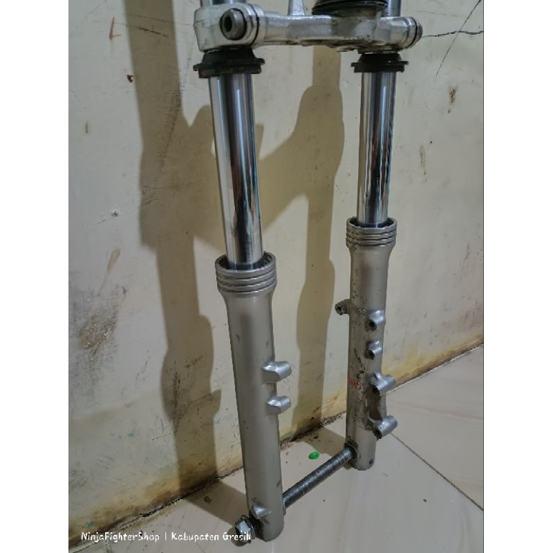 shock depan fullset ori ninja r old