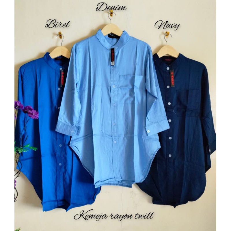 KEMEJA TUNIK RAYON SUPER WANITA JEVANNI