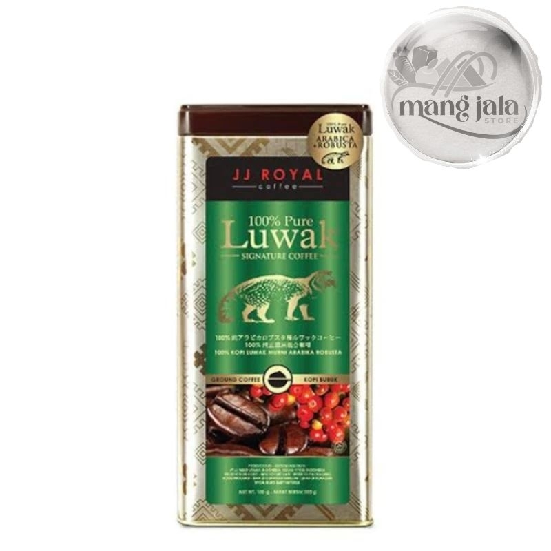 

JJ Royal Coffee 100% Pure Luwak Signature Ground Tin 100gr / 50gr