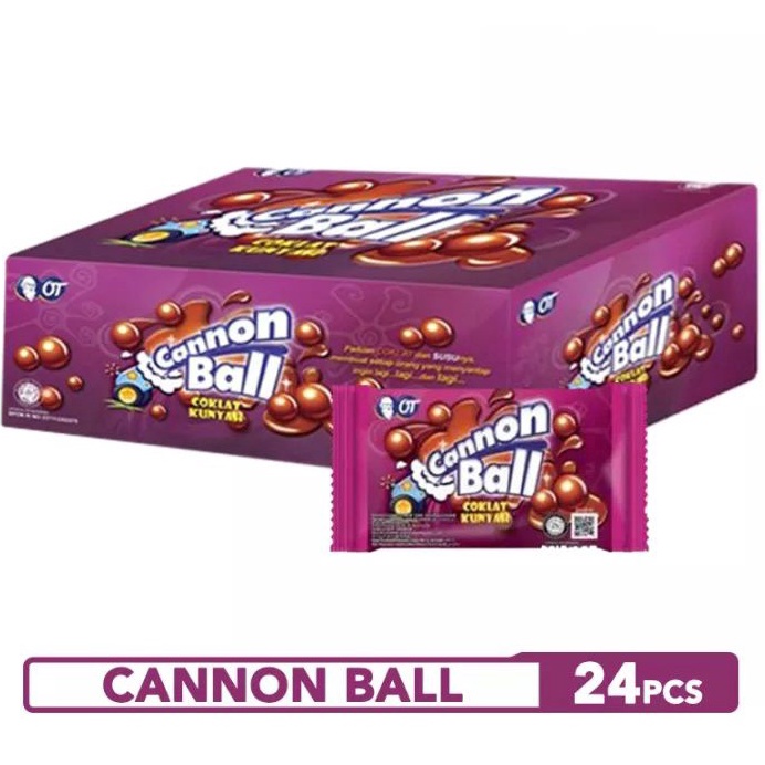 

Diskon QRGW HALAL Cannon ball Coklat Kunyah Canon Ball 1 Box isi 24 Saset Cemilan Anak Jadoel Enak Kekinian Best Seller Viral B58 Dijual Murah