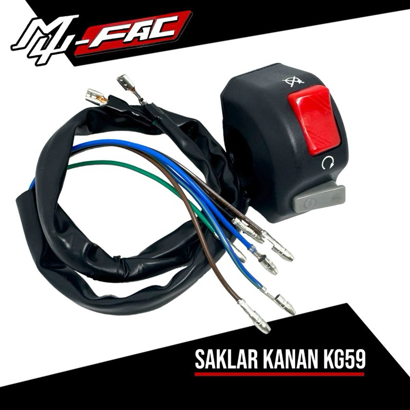 SAKLAR KANAN M-KTC STARTER MOTOR SAKLAR KANAN STARTER PLUS ON OFF ENGINE