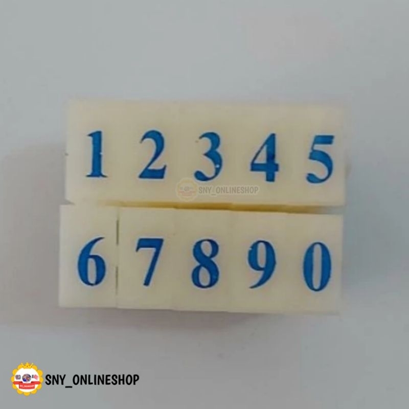 

Stempel Angka Stempel S5 Karet Model Angka Bongkar Pasang 10 Digit