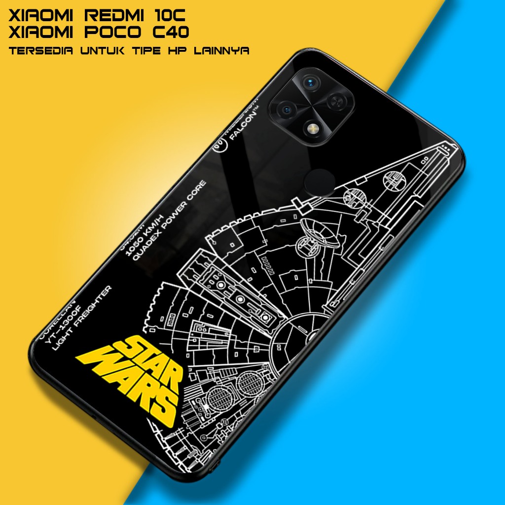 Case Xiaomi Redmi 10C / POCO C40 - Casing Hp REDMI 10C / POCO C40 - ( STARWARS ) - Case Hp - Casing 