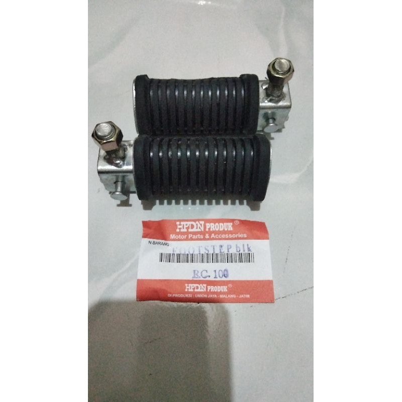 KARET FOOTSTEP BELAKANG SUZUKI RC 80 RC 100 BRAVO HDN