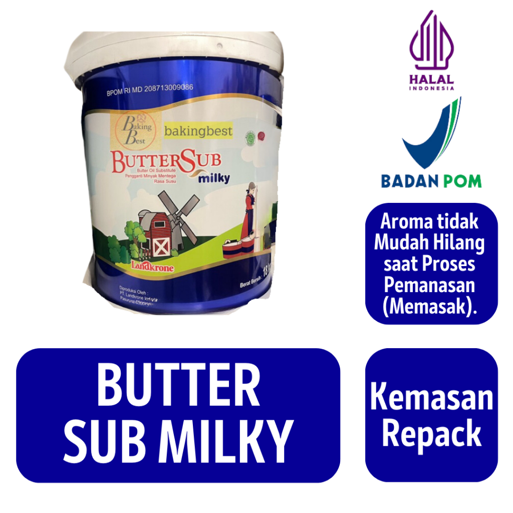 

Butter Sub Milky Kemasan Repack