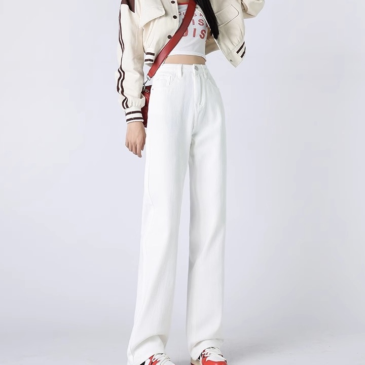 PROMO Coco Trend Soul Jeans  Putih Kulot Highwaist Jeans Wanita Korean Style