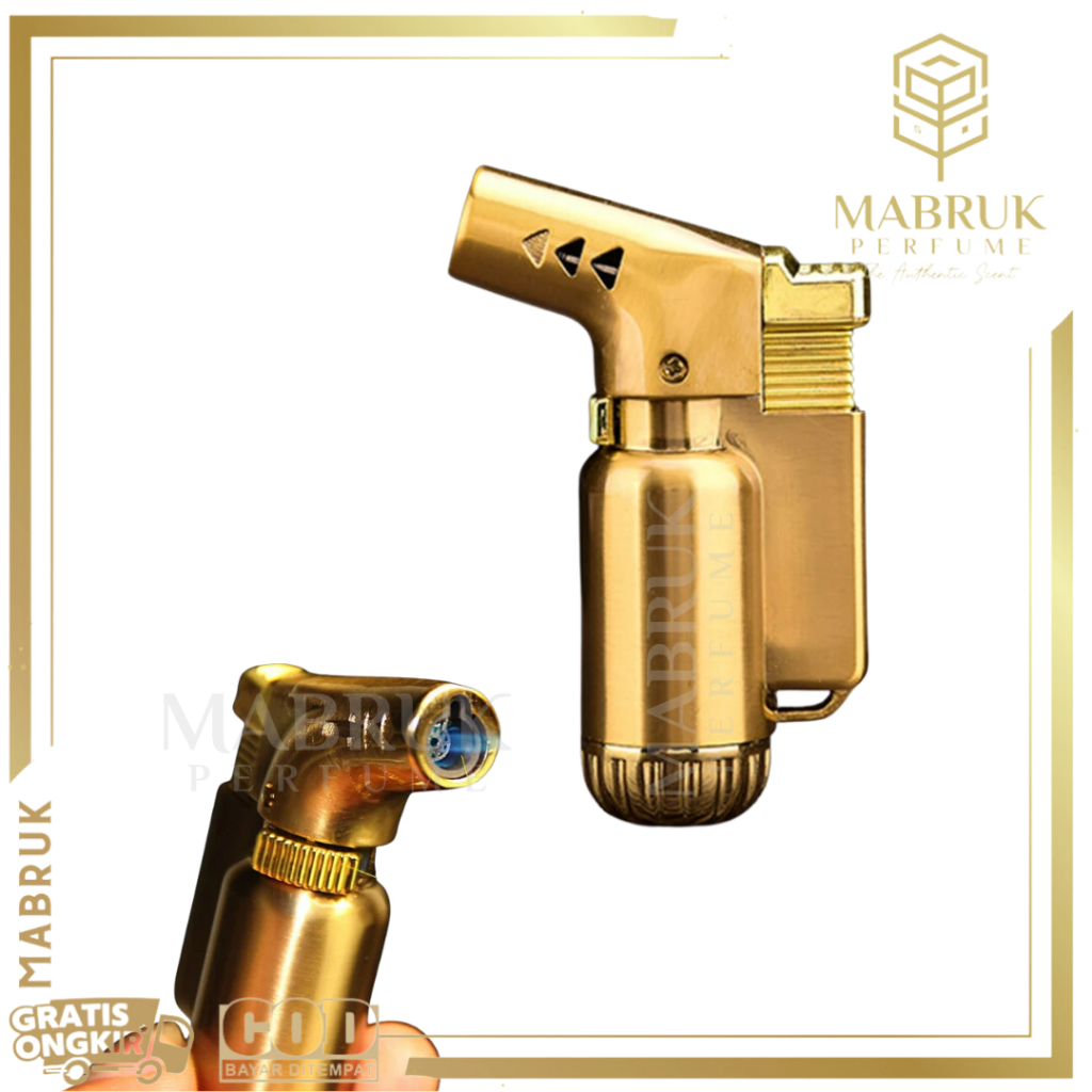 Korek Kecil Torch Gold Bukbur Arang Magic Cantik Emas