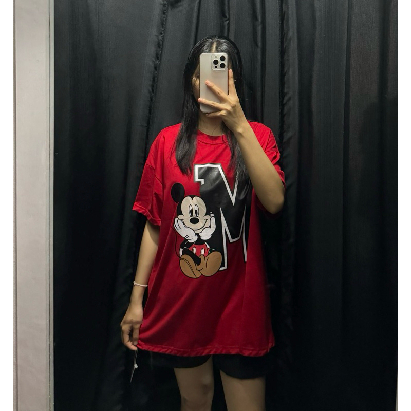 Kaos oversize jumbo xxl “M Merah”