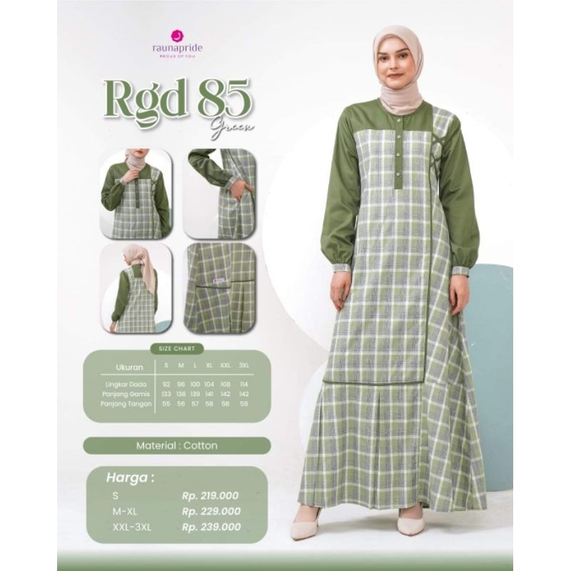 GAMIS Dewasa RAUNA RGD 85 DUSTY GREEN BROWN