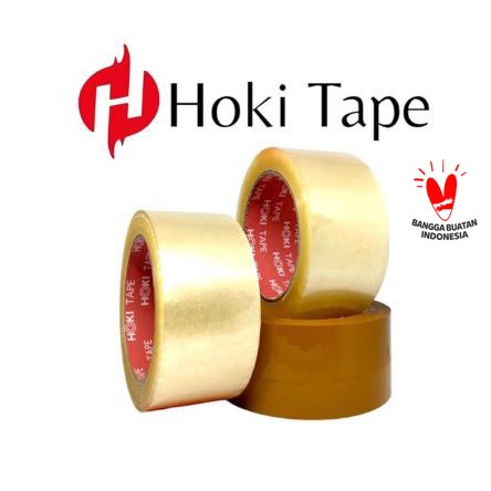 

LAKBAN BENING HOKI 45MMx80YARD / LAKBAN COKLAT 45MM X 80YARD / OPP TAPE SUPER CLEAR ASLI MEREK HOKI / 888 MURAH KUAT BERKUALITAS