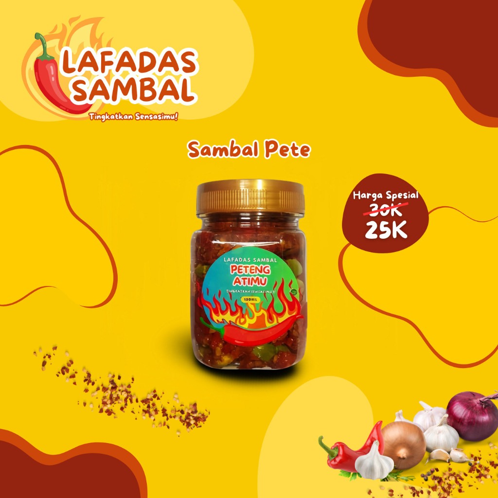 

Sambal Pete "Peteng Atimu" by Lafadas Sambal (150ml)