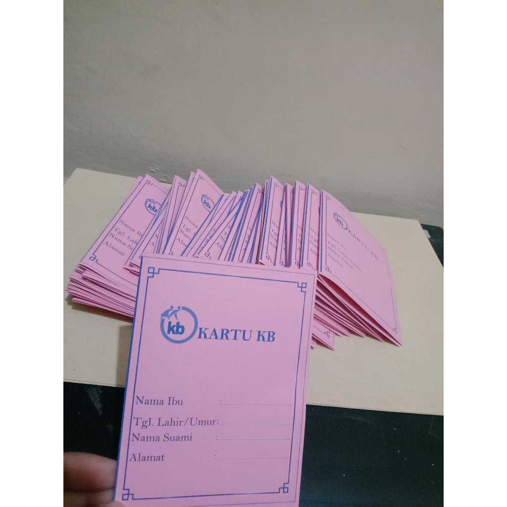 

Kartu KB (Keluaga Berencana) 2 Lipat