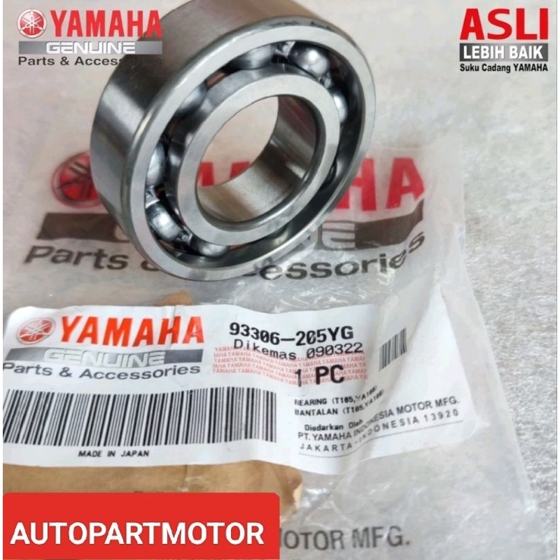 Bearing Lahar Laher Kruk Krug Kur As 6205 Yamaha Rx king Rxk Force 1 Fizr F1ZR Jupiter z lama Burhan