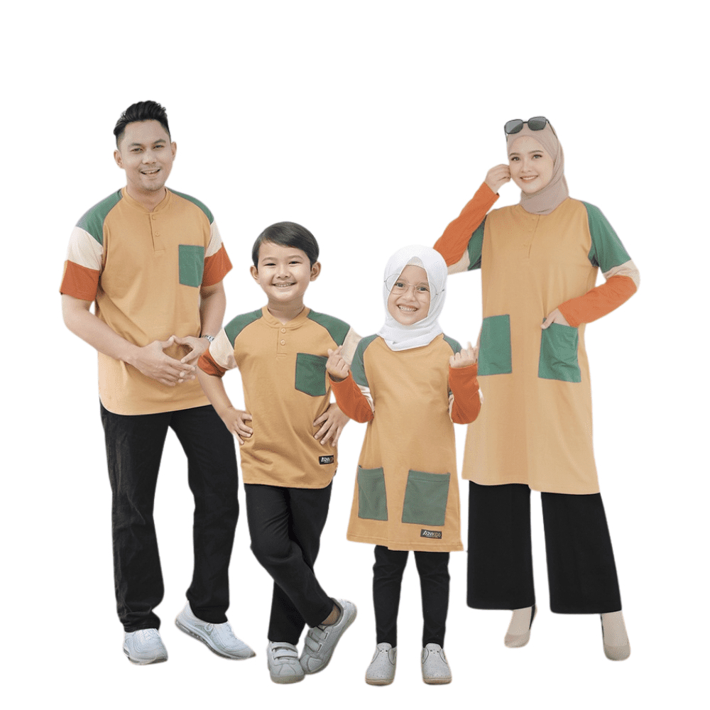 Arvikids Baju Couple Keluarga Koko Kurta Tunik Anak Dan Dewasa Baju Lebaran  Family Set
