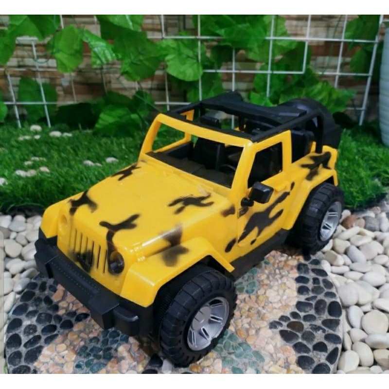 MAINAN MOBIL JEEP JIMNY HUMMER MILITER BESAR ANAK EDUKATIF - JEEP HUMMER TNI