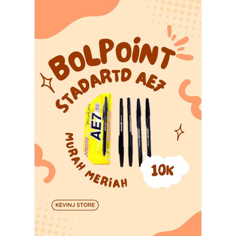 

bolpoint standartd AE7 murah