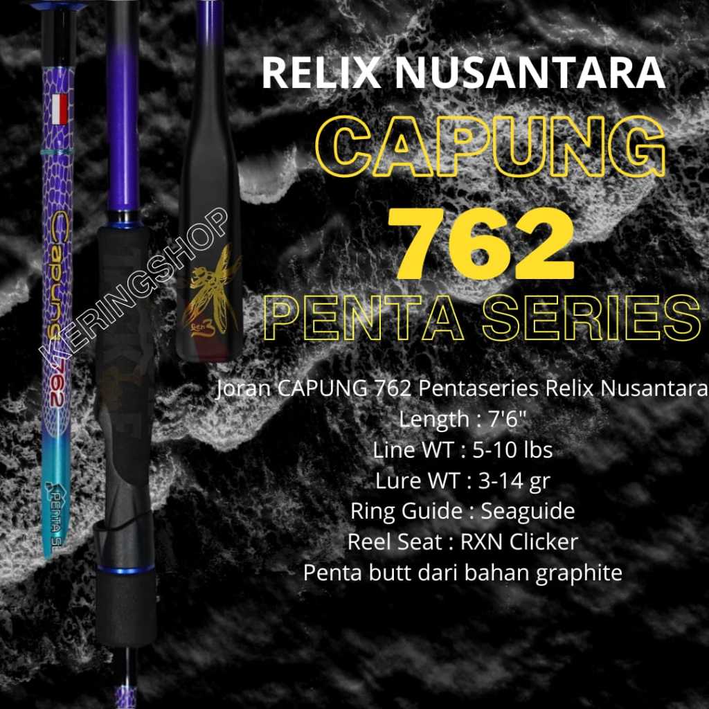 Joran Capung 762 Blue Spider Relix Nusantara