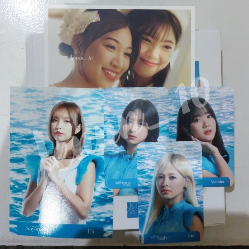 PC PP PostCard Sayonara Crawl JKT48 Official