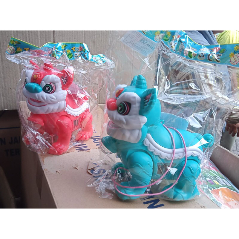 Mainan anak barongsai berjalan/ Mainan anak barongsai batrei/ Mainan anak robot barongsai