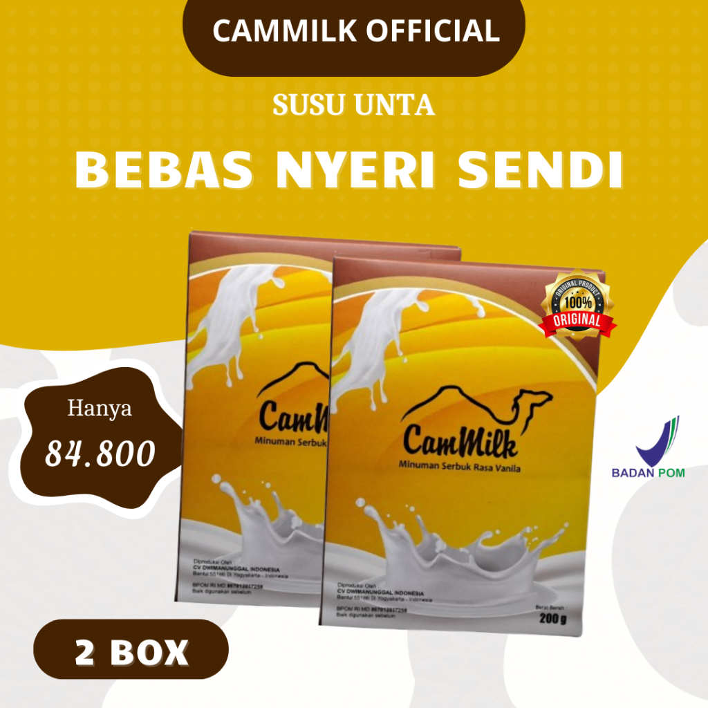 

2 Box Cammilk Original Bantu Atasi Nyeri Sendi dan Tulang