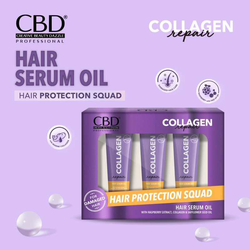 CBD Collagen Repair Hair Serum Oil
