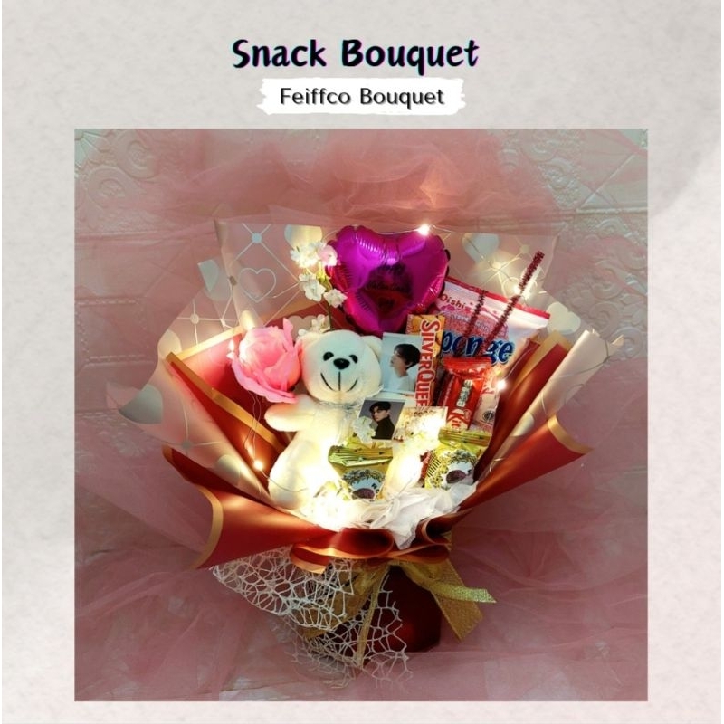 

Snack Buket / Snack Bouquet / Hadiah Valentine / Kado Valentine / Valentine Gift