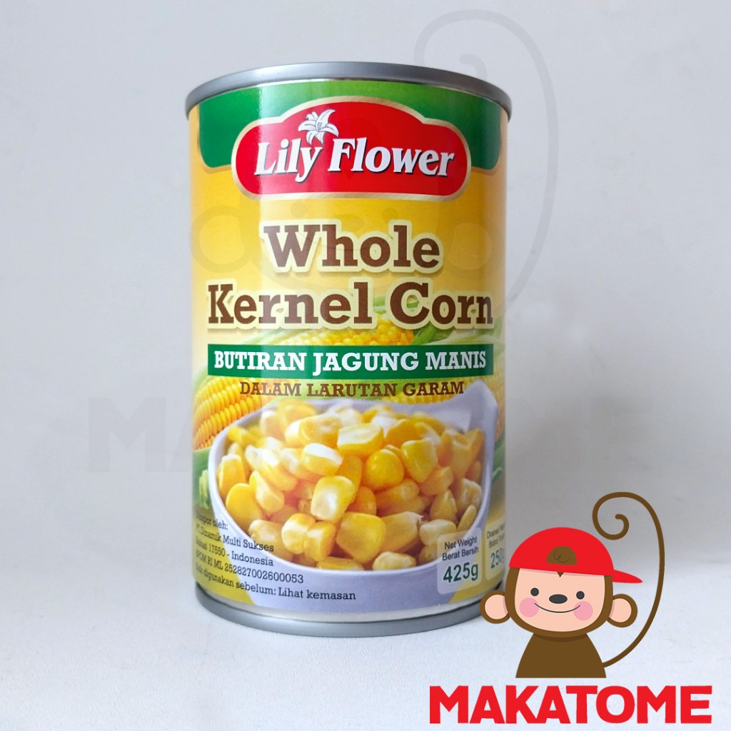 

Lily Flower Whole Kernel Corn 425g 425 gr butiran jagung manis pipil