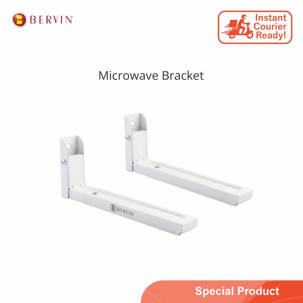 Bervin - Bracket Microwave Siku Penyangga Rak Oven Bervin