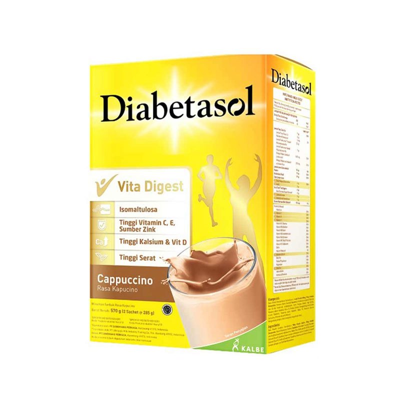 

DIABETASOL VITA DIGEST SUSU RASA CAPPUCCINO 570 GR PENDERITA DIABETES
