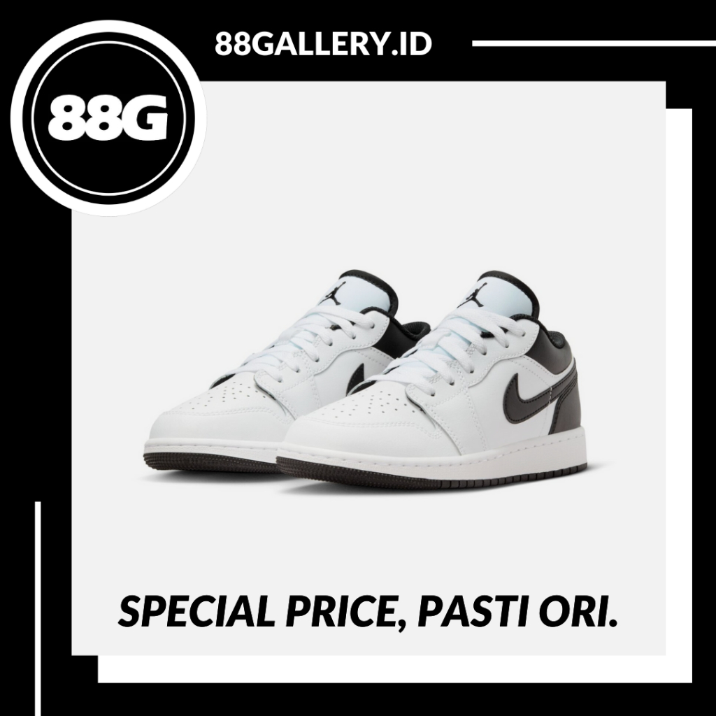 Air Jordan 1 Low White Black