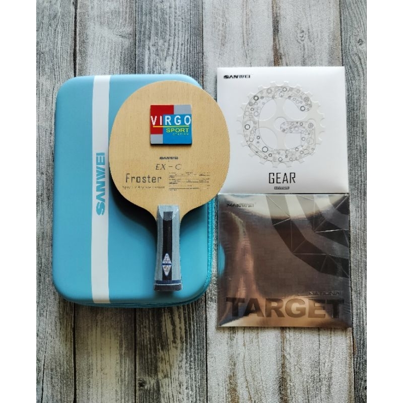 Sanwei Froster ALC carbon paket rakit bat bet pingpong 100%ORIGINAL