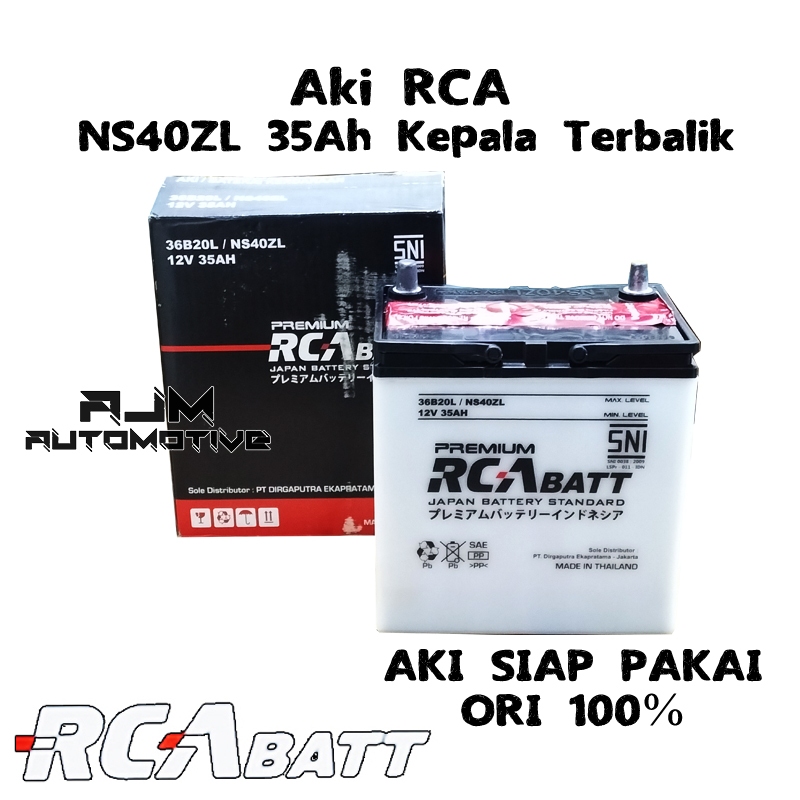 Aki Basah RCA 36B20L-NS40ZL 12V 35Ah