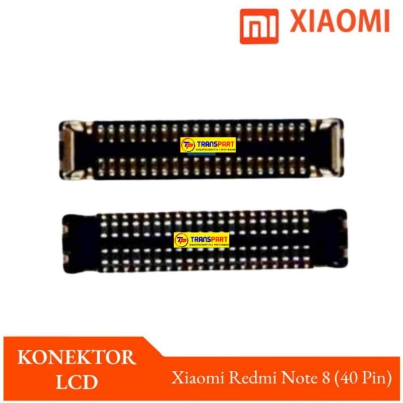 Konektor Lcd Connector Lcd Xiaomi Redmi Note 8 / 40 Pin