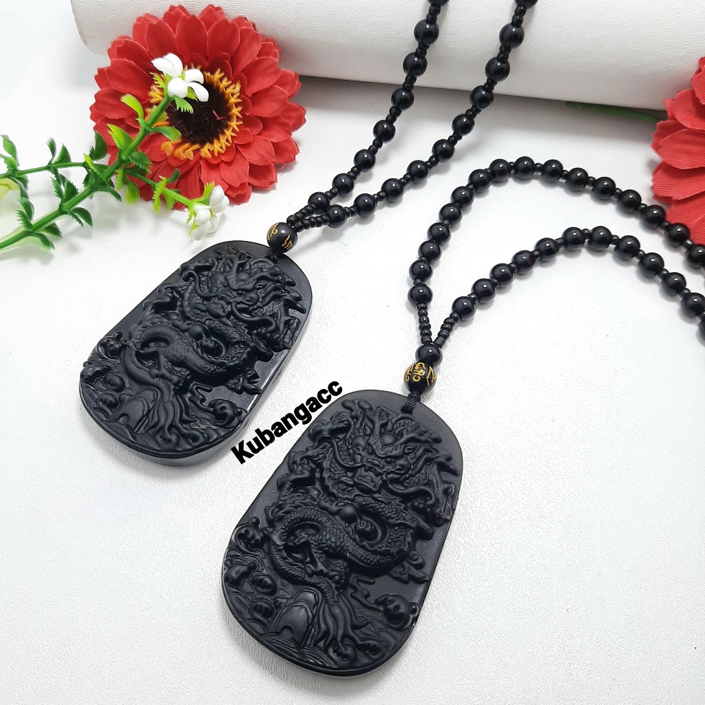 Kalung. Kalung Giok Hitam Motif Naga Kalung Giok Kalung Giok Ukir Naga Kalung Kesehatan Kalung Naga