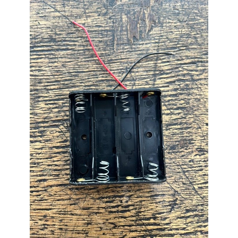 Rumah dudukan baterai AA Battery Holder AA untuk 4 pcs baterai AA