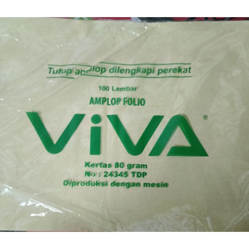 

amplop ukuran folio per 100 lembar
