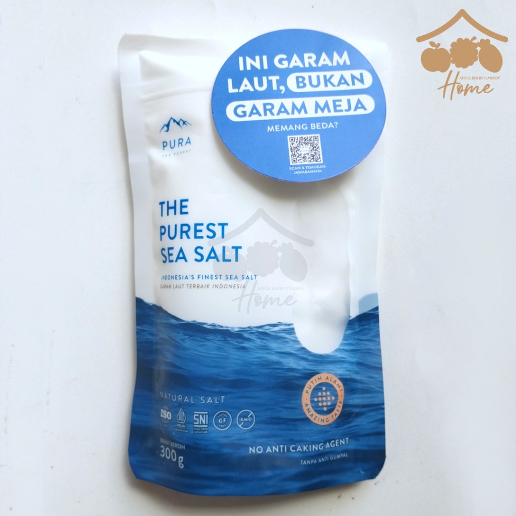 

Pura sea salt FINE 300g 300 gr garam laut natural indonesia HALUS