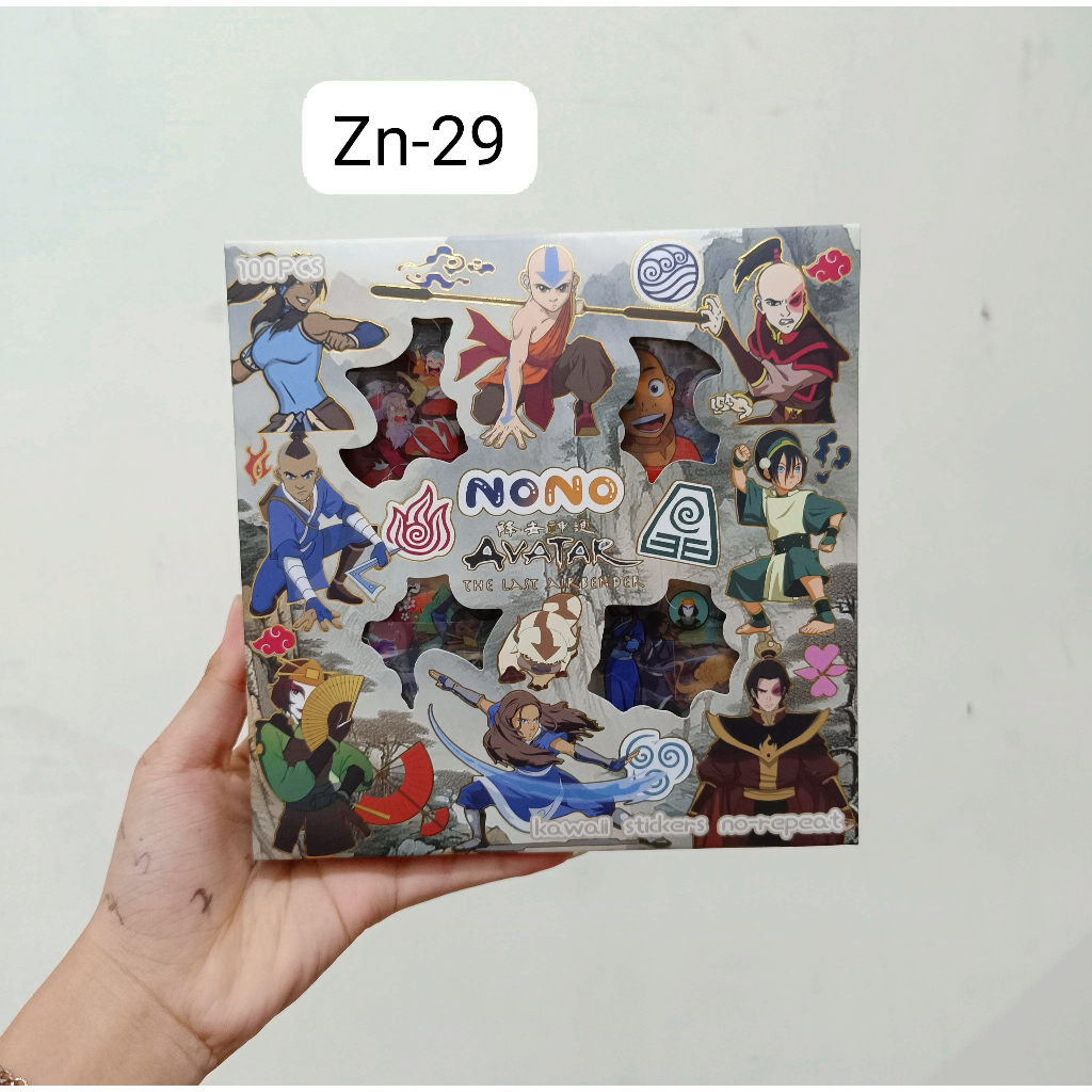 

Sticker Nono Avatar The Last Air Bender Stiker Momo Lucu Viral Isi 100 Lembar