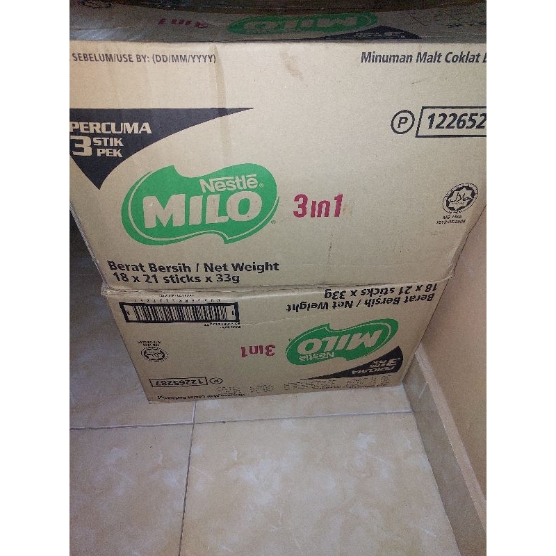 

milo stik free 3 saset