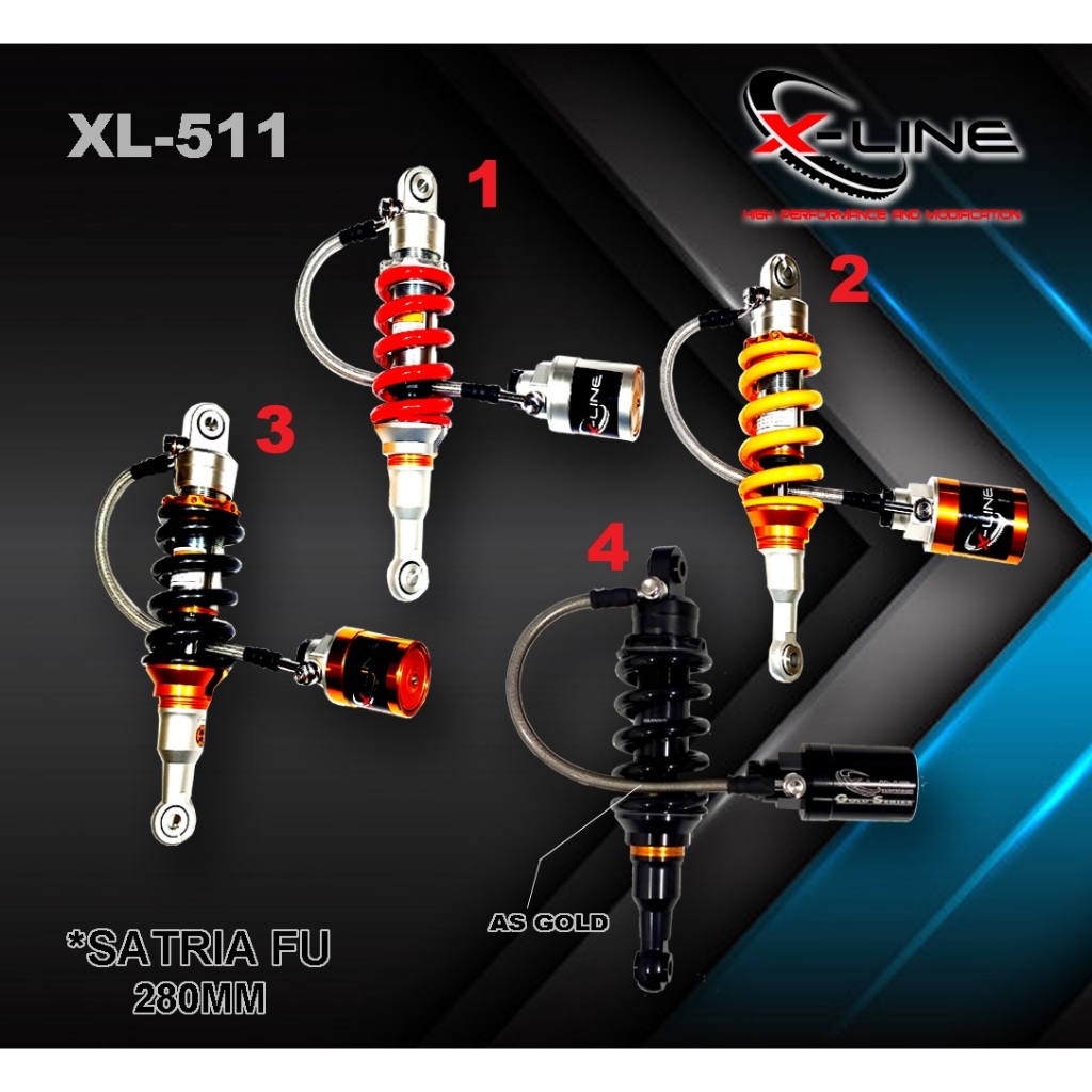 Shockbreaker Satria FU Tabung Fungsi  Xline 511