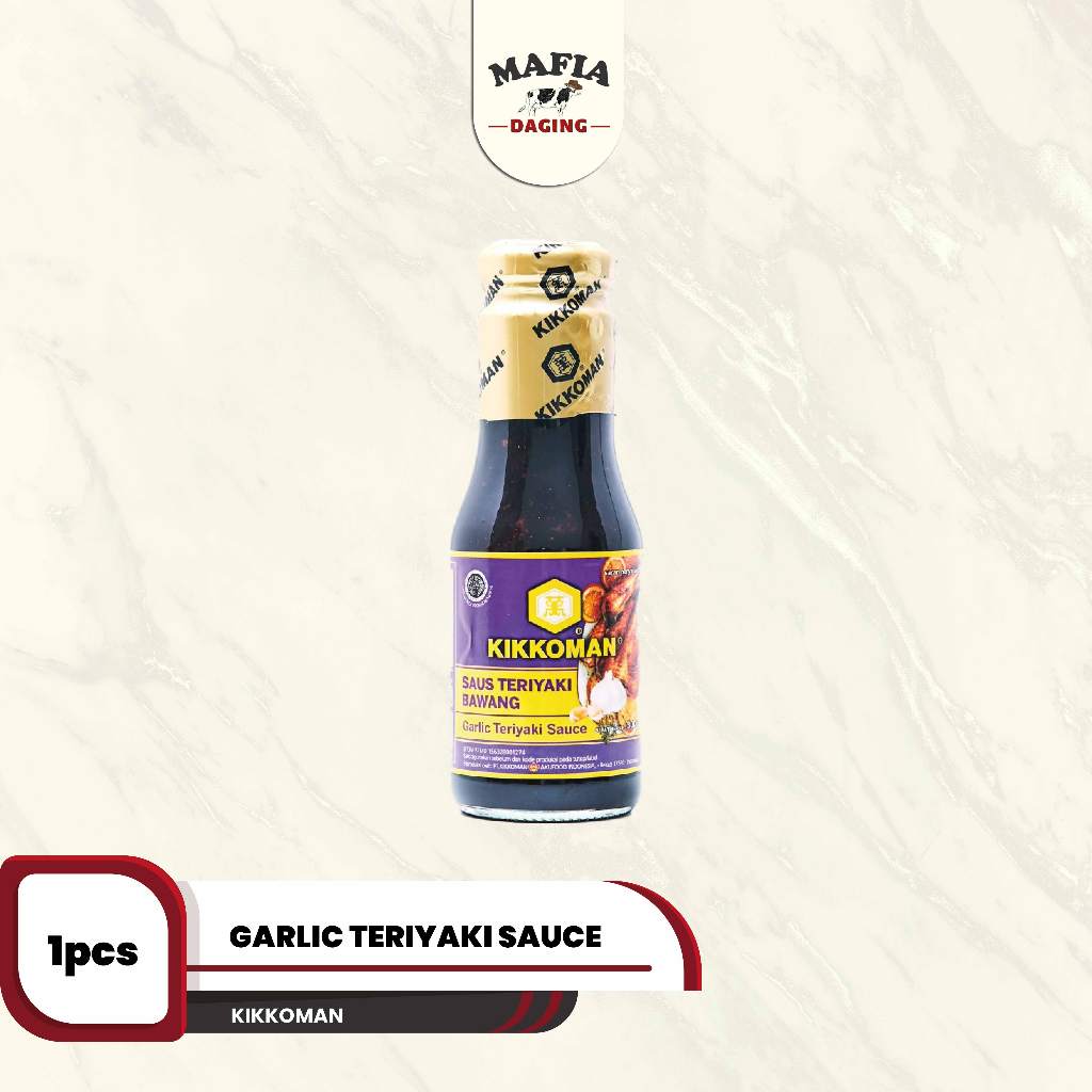 

[Mafia Daging] Garlic Teriyaki Sauce Kikkoman / Saus Teriyaki Bawang Halal 300 ml