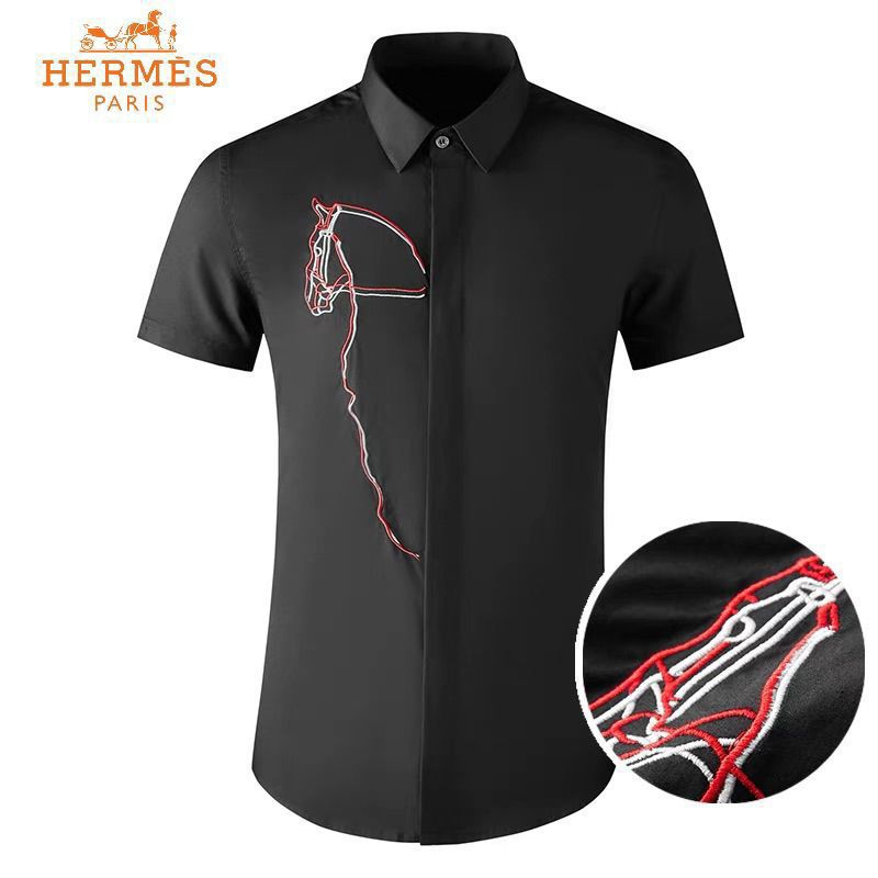 BAJU KEMEJA PRIA BRANDED HME BLACK MIRROR